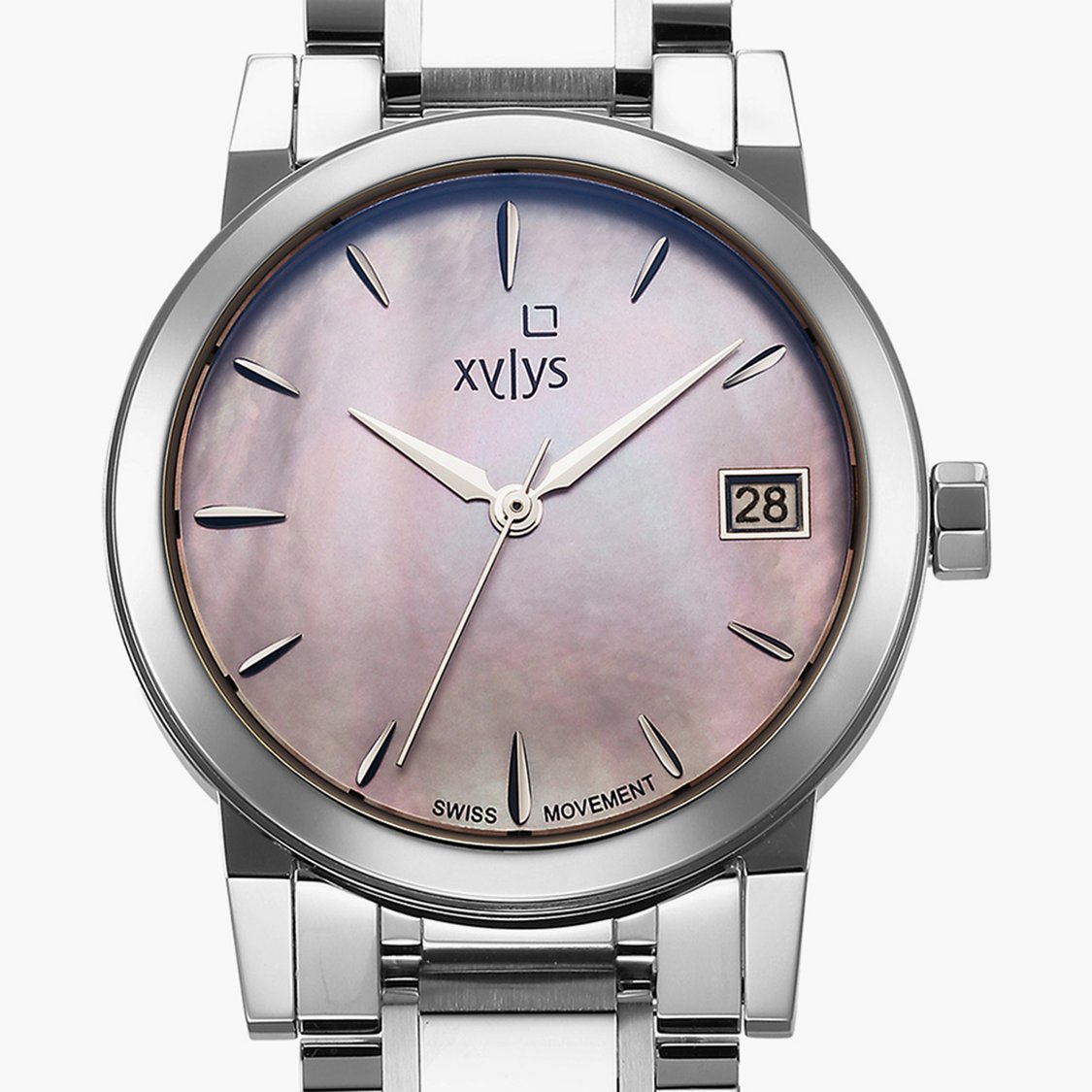 Xylys Shimmer Titan Xylys Xylys Watches Women Buy Online Xylys Ethereum  Swiss Analog Stainless Steel White