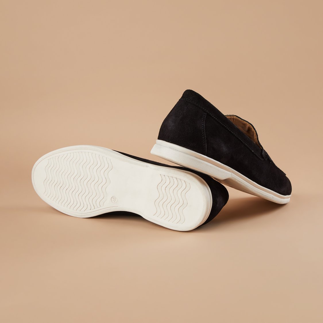 CODE Suede Slip On Shoes