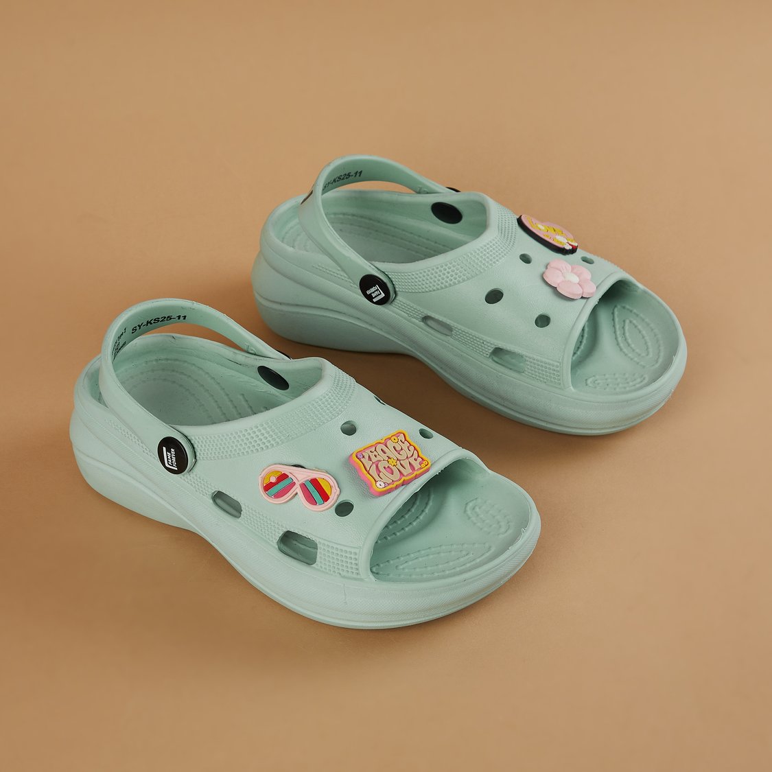 Buy FAME FOREVER Jibbitz-Charms Sandals from Fame Forever at just