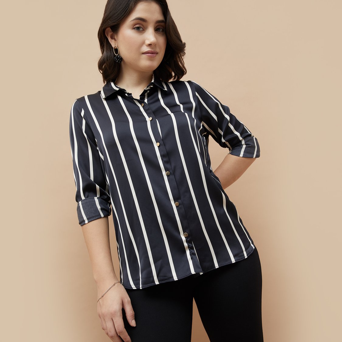 Buy CODE Striped Shirt from CODE at just INR 1799.0