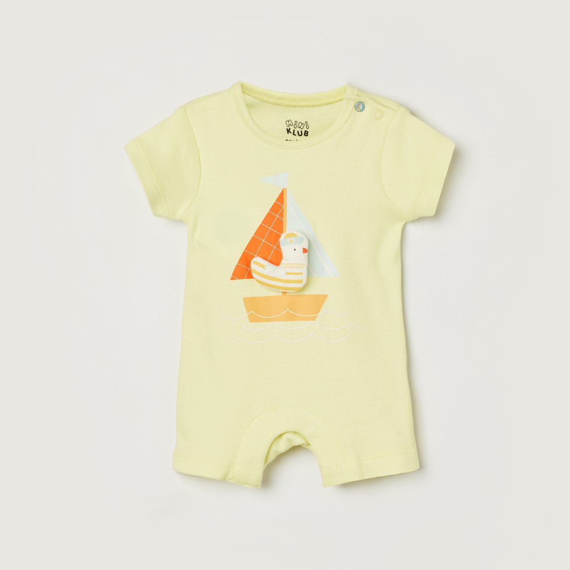 FS MINI KLUB Applique Romper with Hat