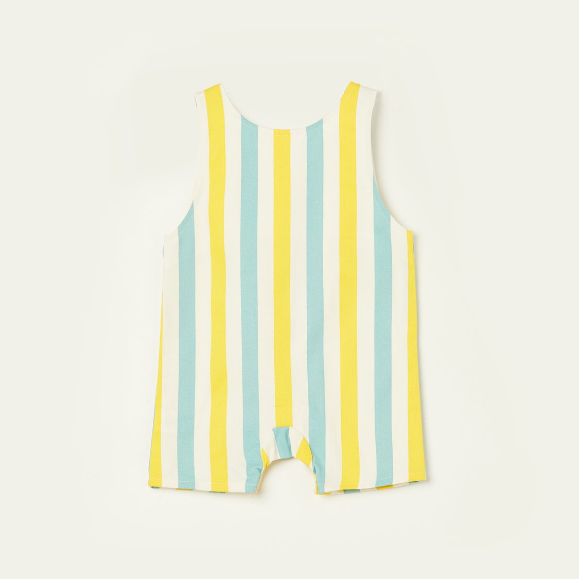 FS MINI KLUB Striped Dungaree with Solid T-shirt