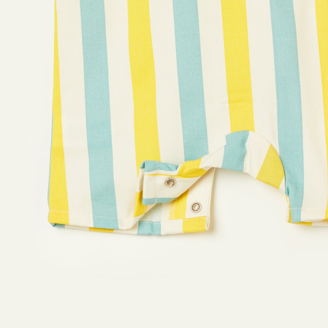 FS MINI KLUB Striped Dungaree with Solid T-shirt