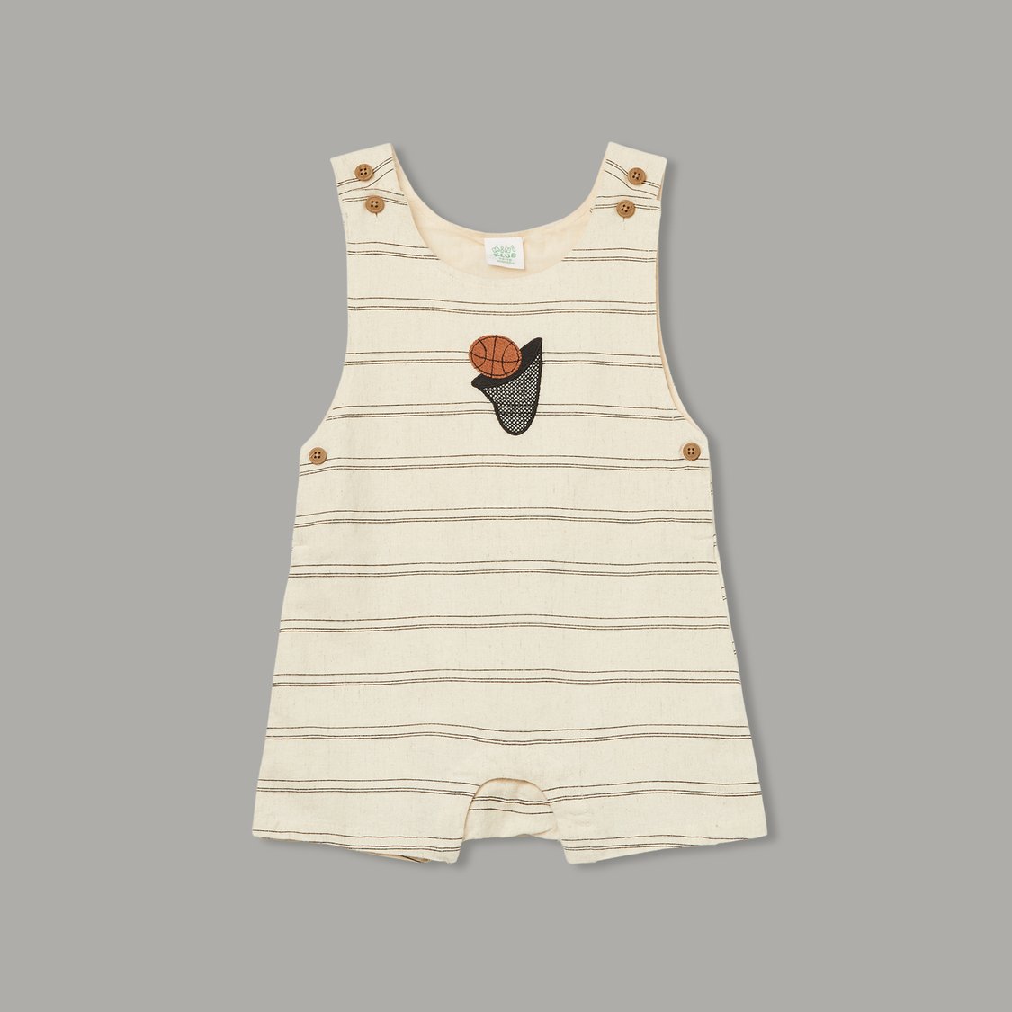 FS MINI KLUB Striped Rompers with T-shirt