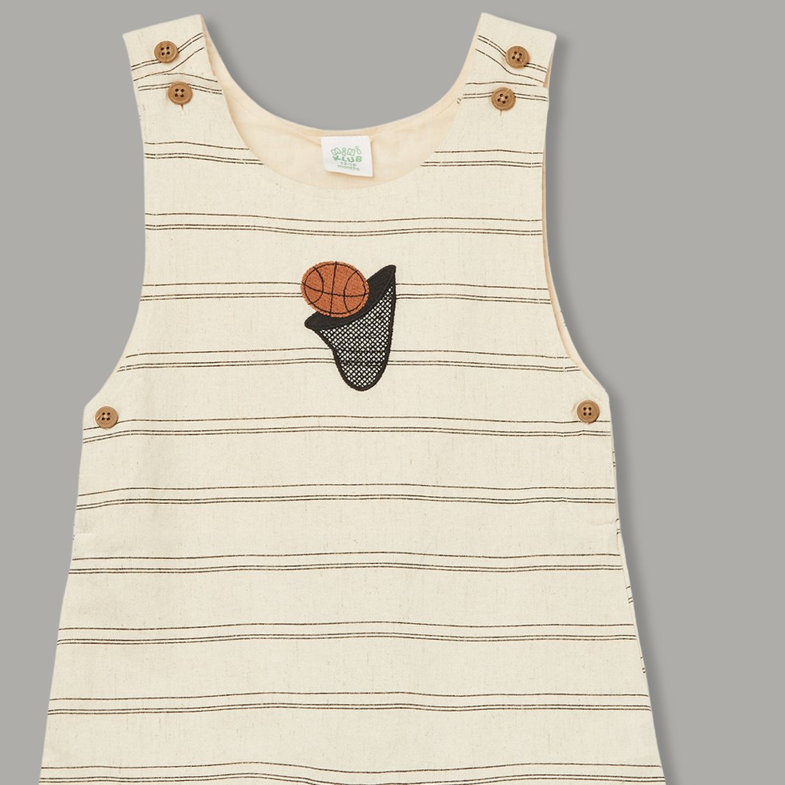 FS MINI KLUB Striped Rompers with T-shirt