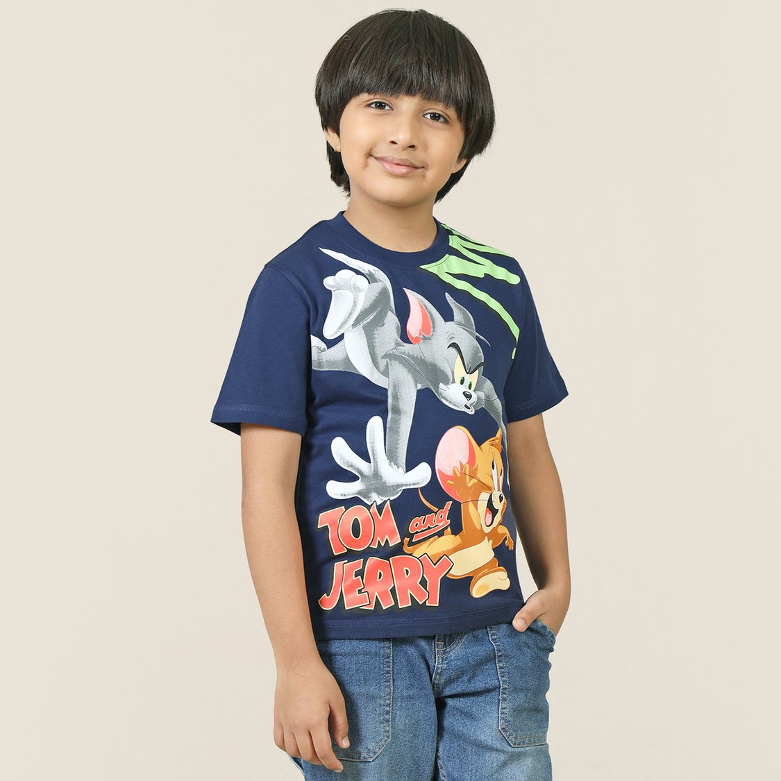 KIDSVILLE Tom & Jerry Printed T-shirt