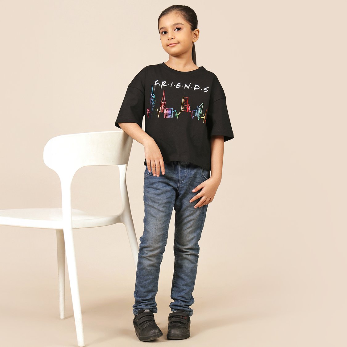 KIDSVILLE Friends Printed Boxy Fit T-shirt