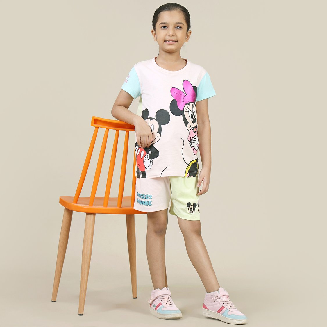 KIDSVILLE Mickey & Minnie Print T-shirt