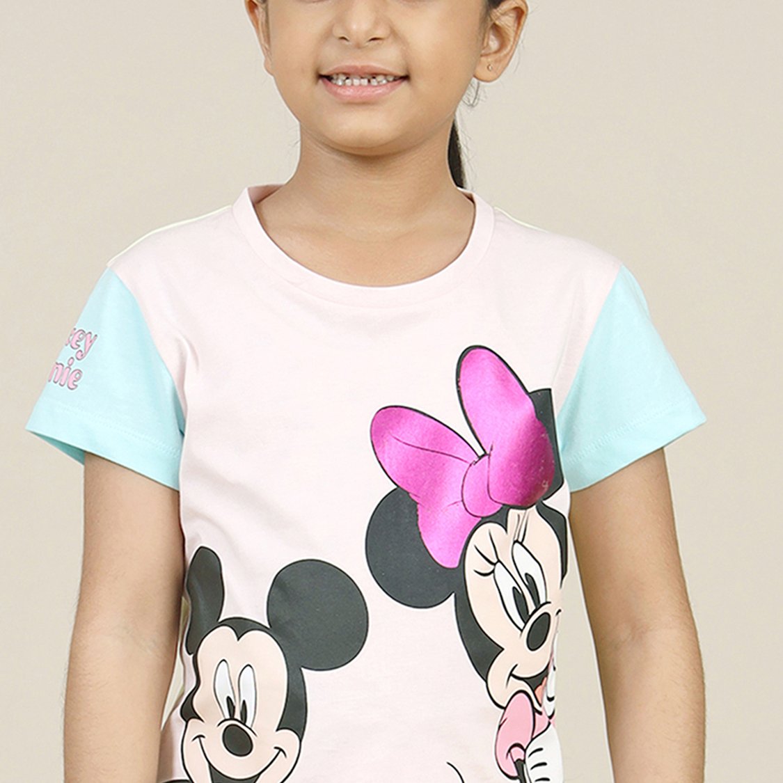 KIDSVILLE Mickey & Minnie Print T-shirt