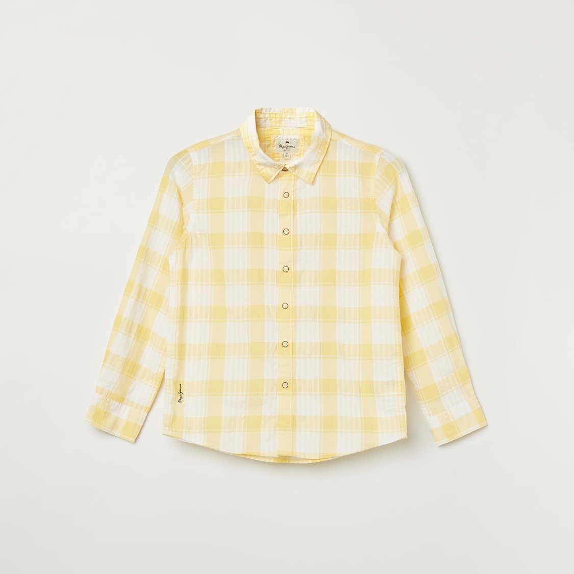 Buy PEPE JEANS Boys Checked Regular Fit Shirt from Pepe Jeans at