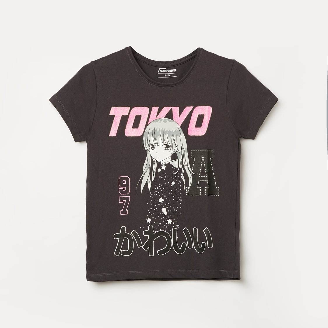 FAME FOREVER Graphic Print T-shirt