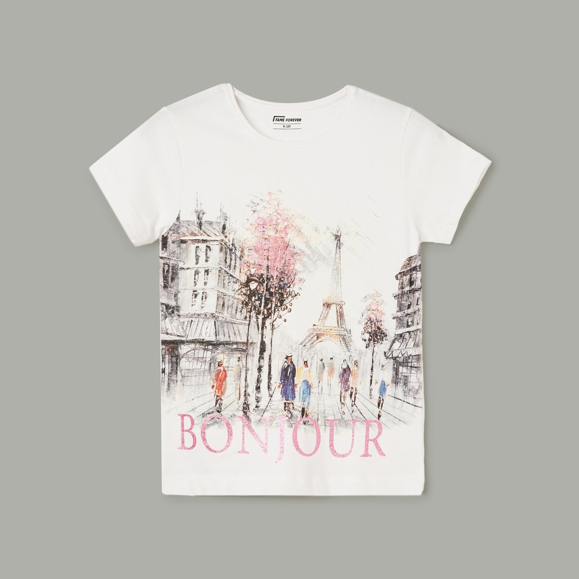 FAME FOREVER Graphic Print T-shirt