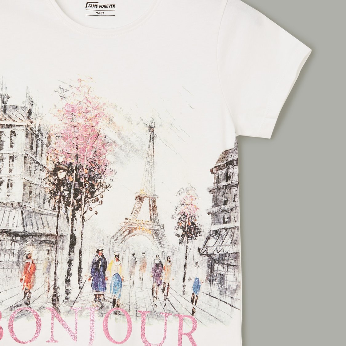 FAME FOREVER Graphic Print T-shirt
