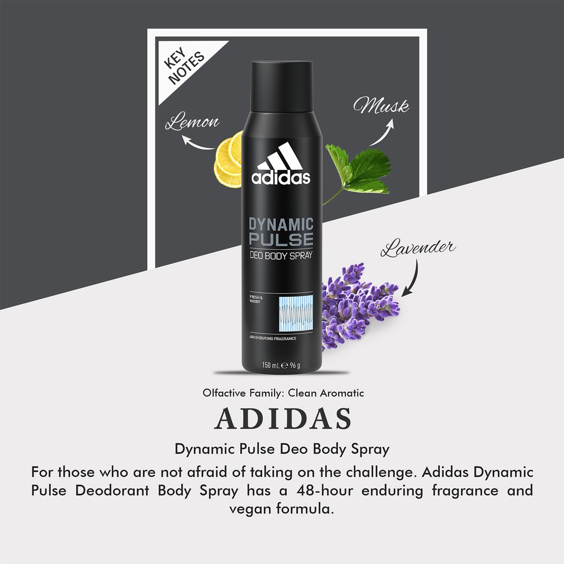 ADIDAS Dynamic Pulse Deodorant - 150ml