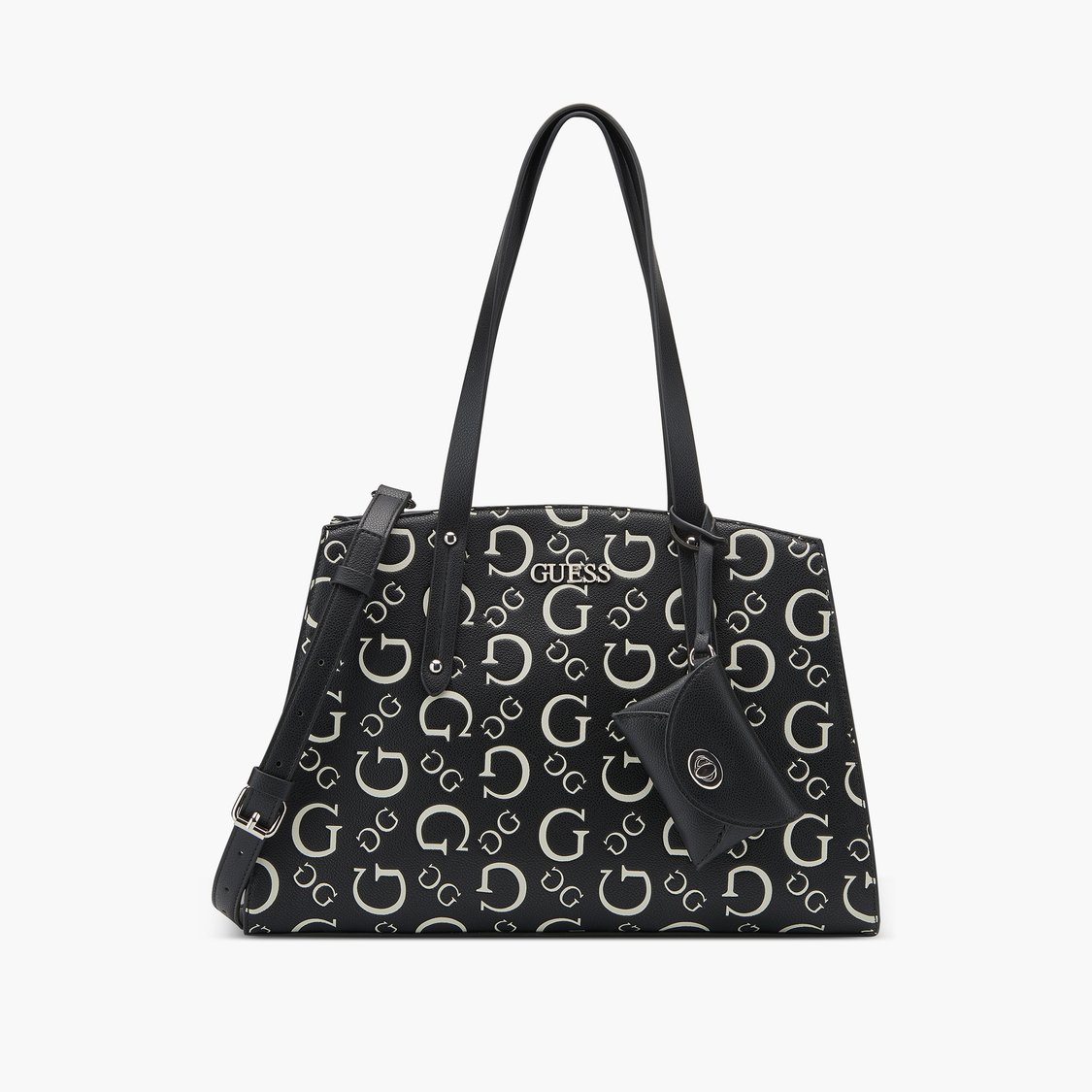Buy GUESS Logo Embossed Shoulder Bag from Guess at just INR