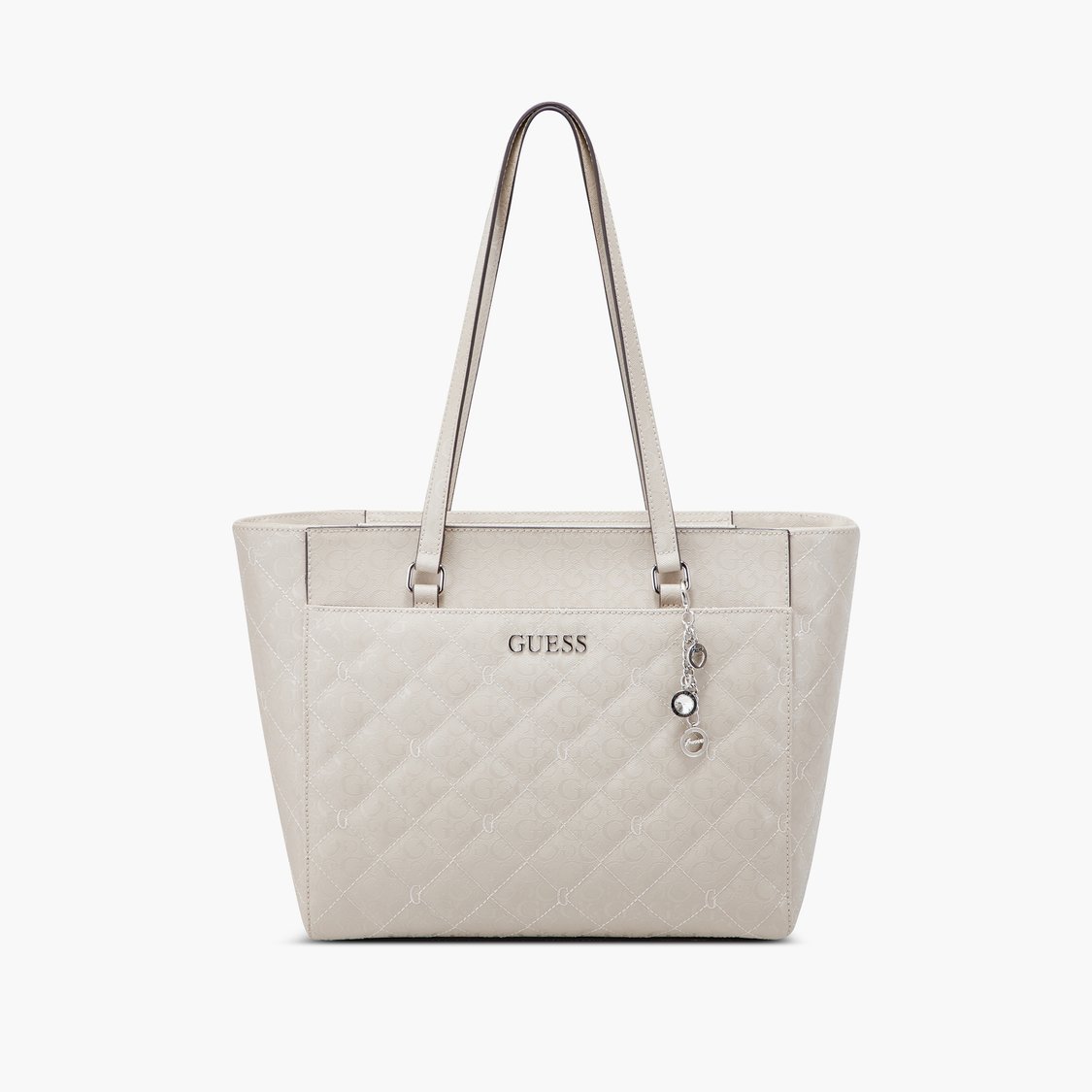 Buy GUESS Quilted Logo Print Shoulder Bag from Guess at just INR