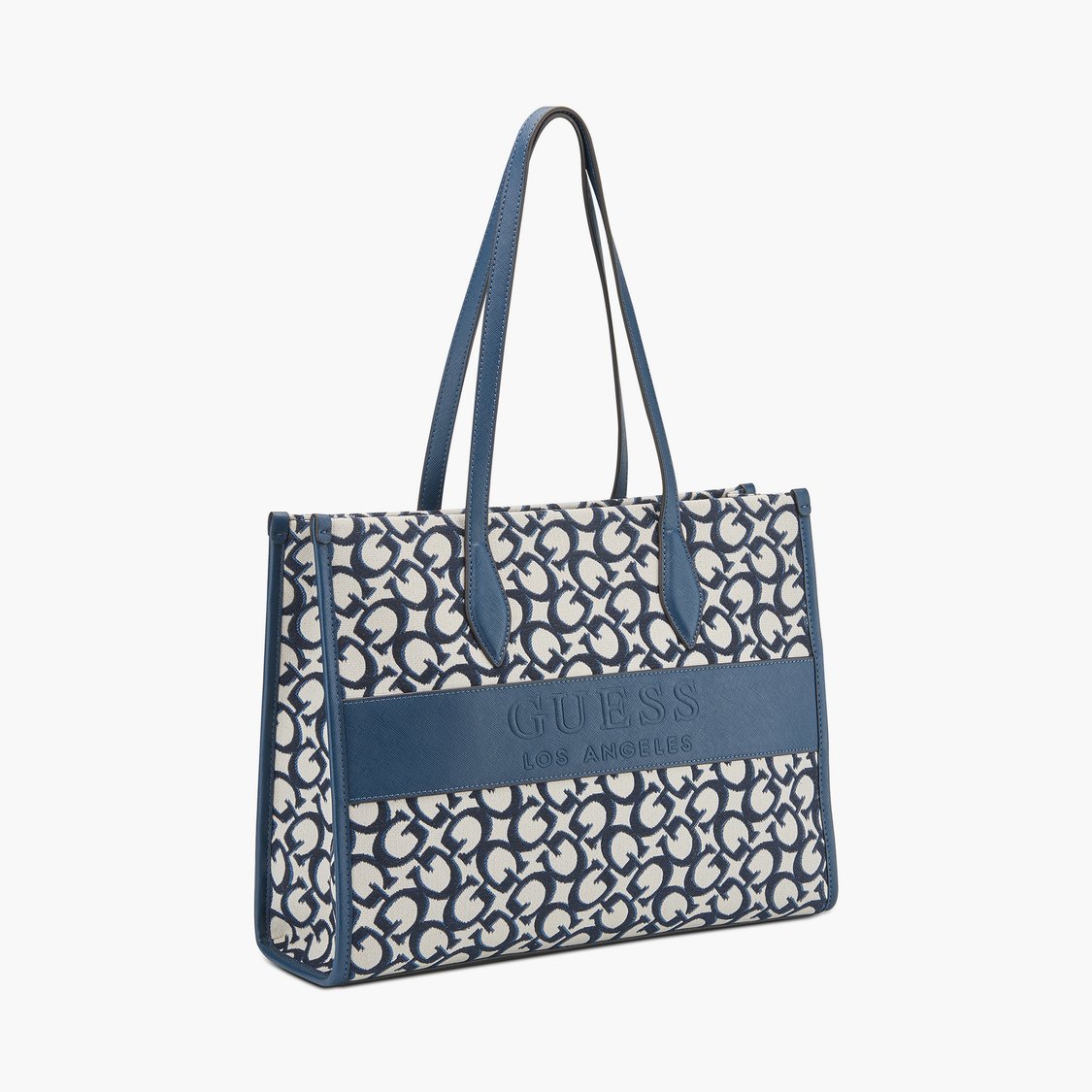 Buy GUESS Myrtille Jacquard Logo Shoulder Bag from Guess at just