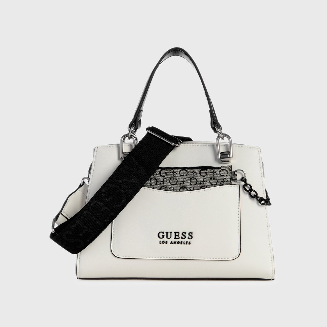 Buy GUESS Handheld Bag with Printed Pouch from Guess at just INR