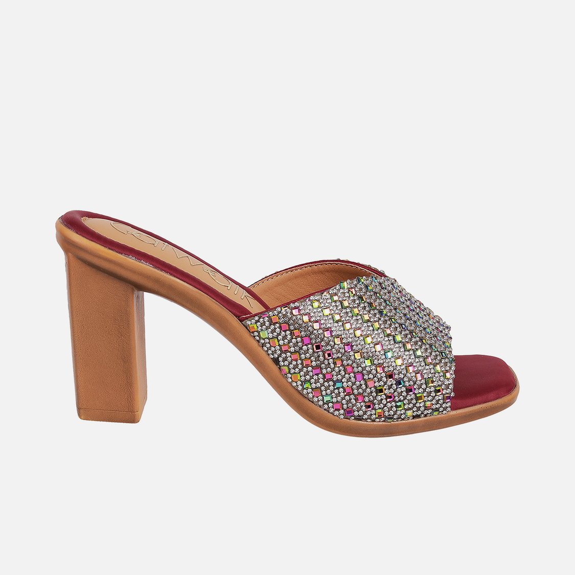 Buy CATWALK Embellished Block Heels from Catwalk at just INR 3495.0