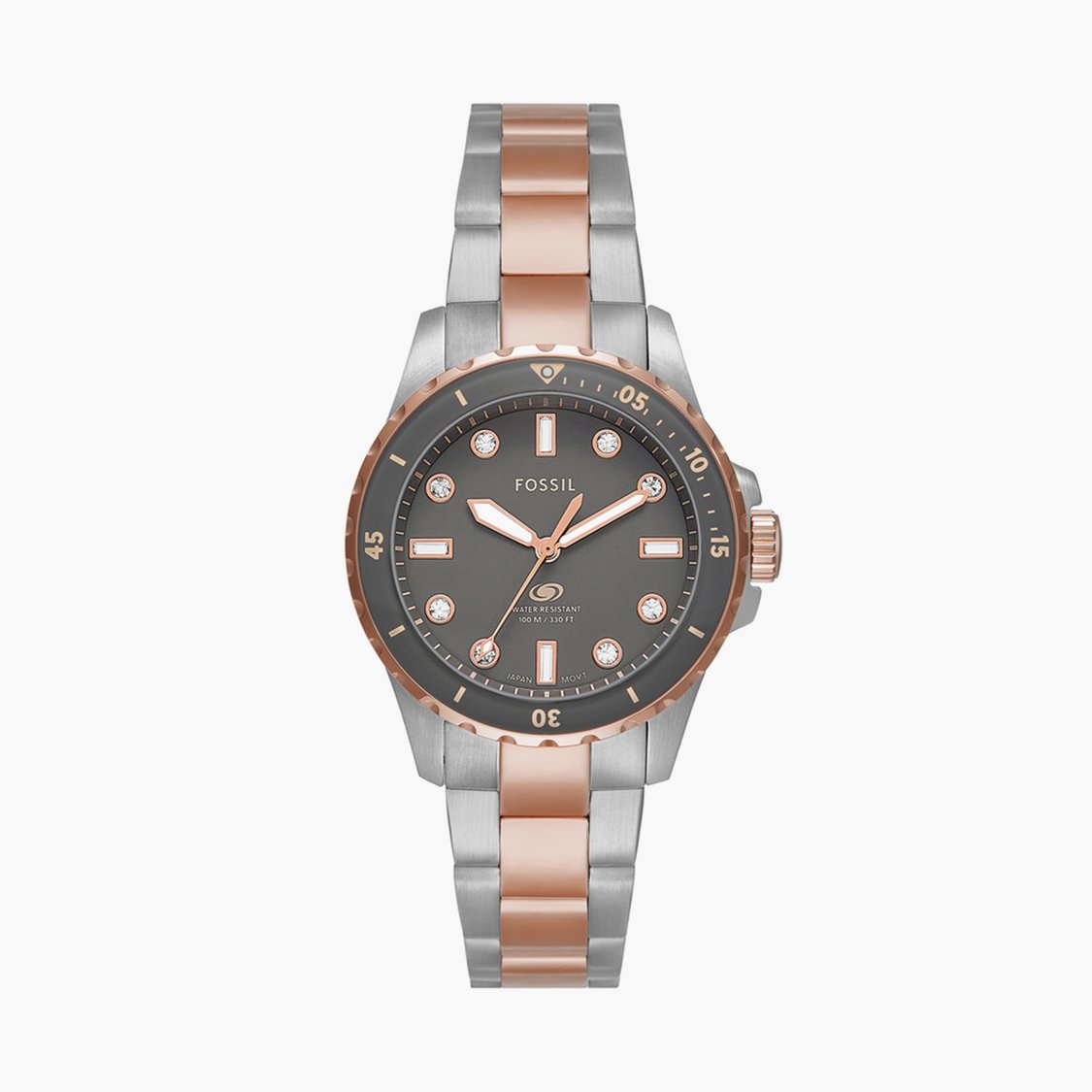 FOSSIL Blue Dive Embellished Analog Watch ES5348IT