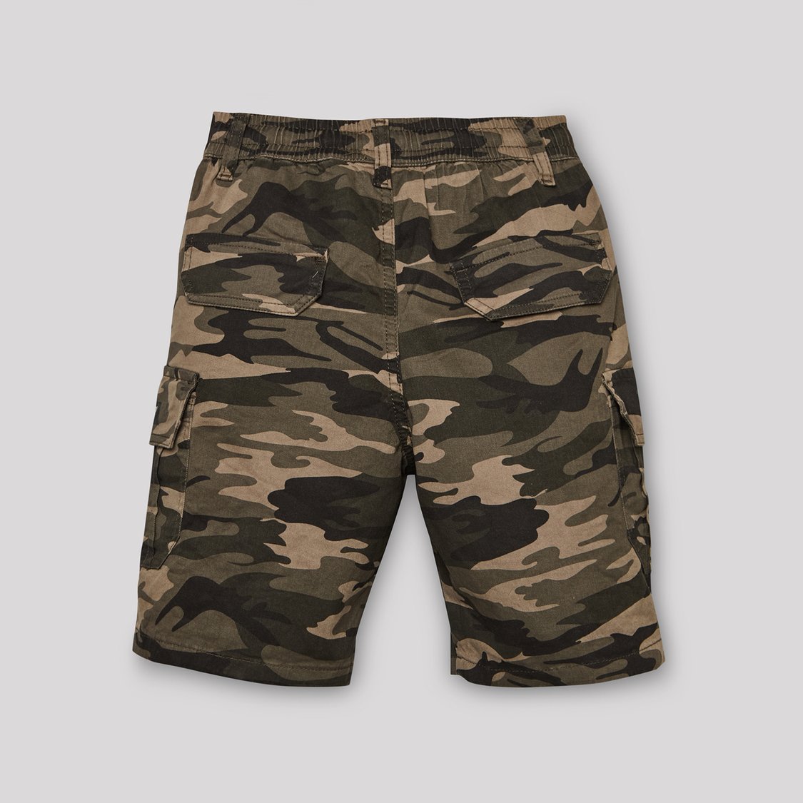 RUFF KIDS Camouflage Print Cargo Shorts