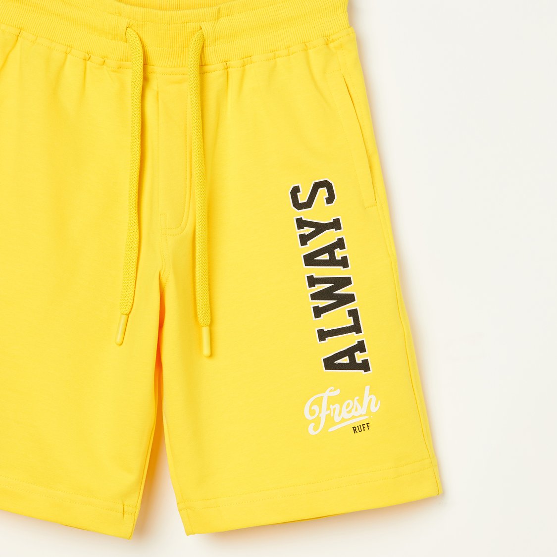 RUFF KIDS Placement Printed Shorts