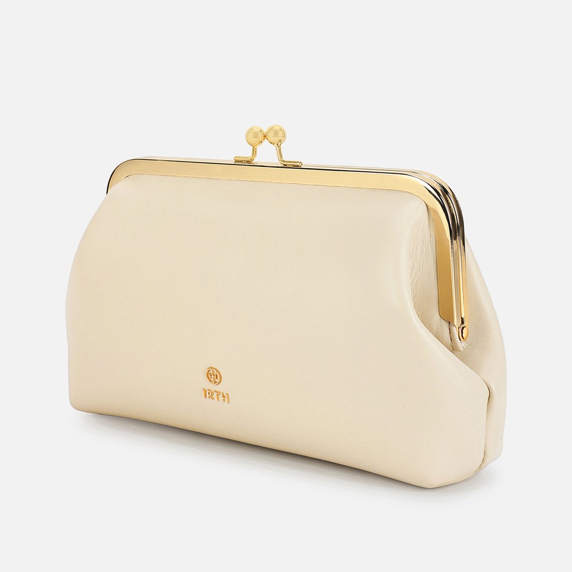 IRTH Juliet Solid Kiss-Lock Clutch