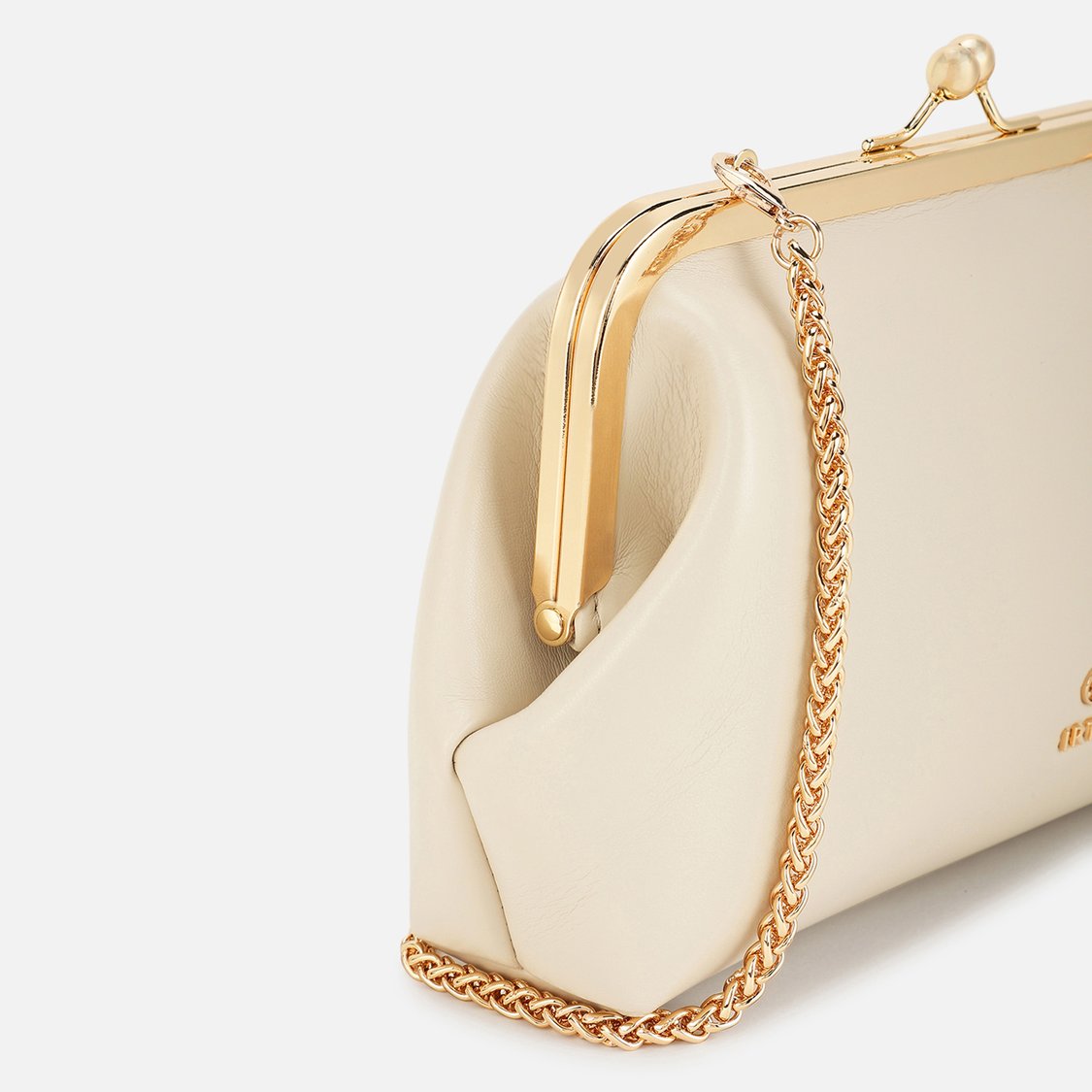 IRTH Juliet Solid Kiss-Lock Clutch