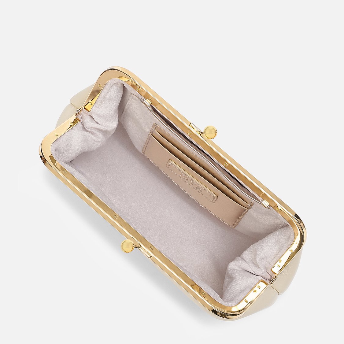 IRTH Juliet Solid Kiss-Lock Clutch