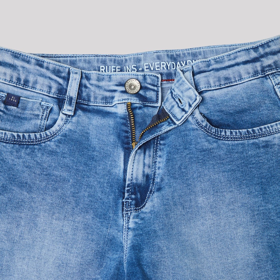 RUFF KIDS Washed Denim Shorts