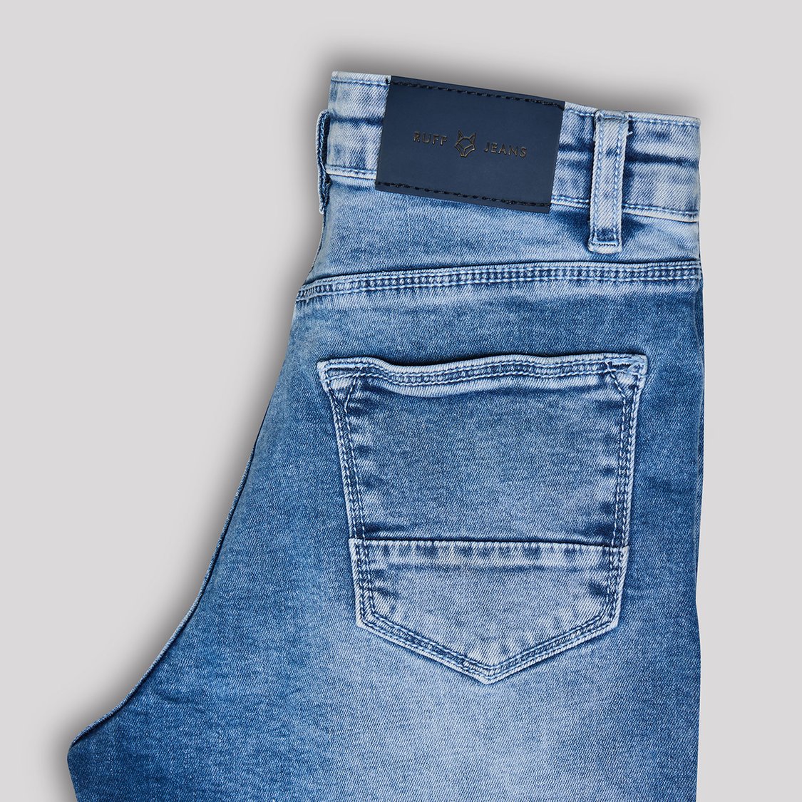 RUFF KIDS Washed Denim Shorts