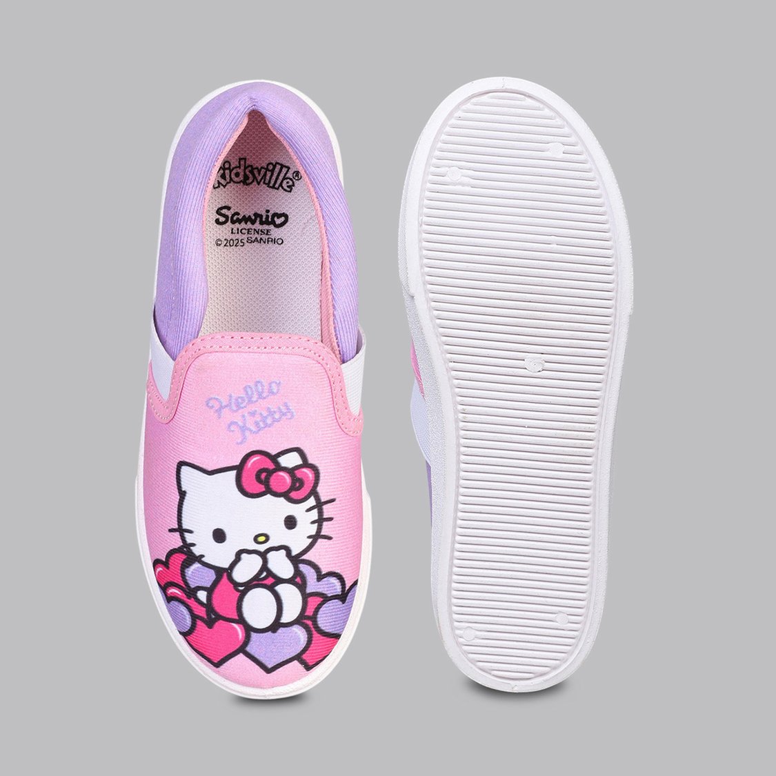 BIOWORLD Hello Kitty Print Slip-On Shoes