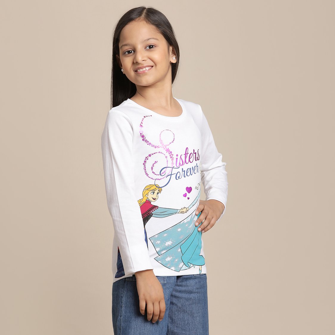 KIDSVILLE Disney Frozen Printed T-Shirt