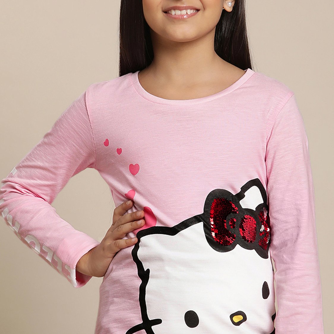 KIDSVILLE Hello Kitty Print T-shirt