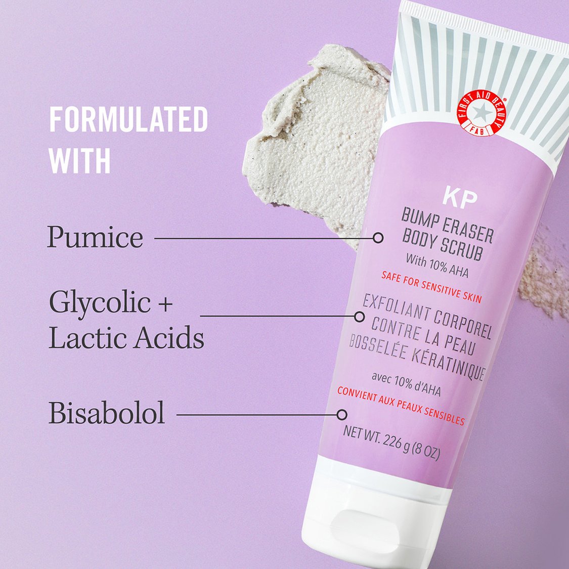 FIRST AID BEAUTY KP Bump Eraser Body Scrub - 226g
