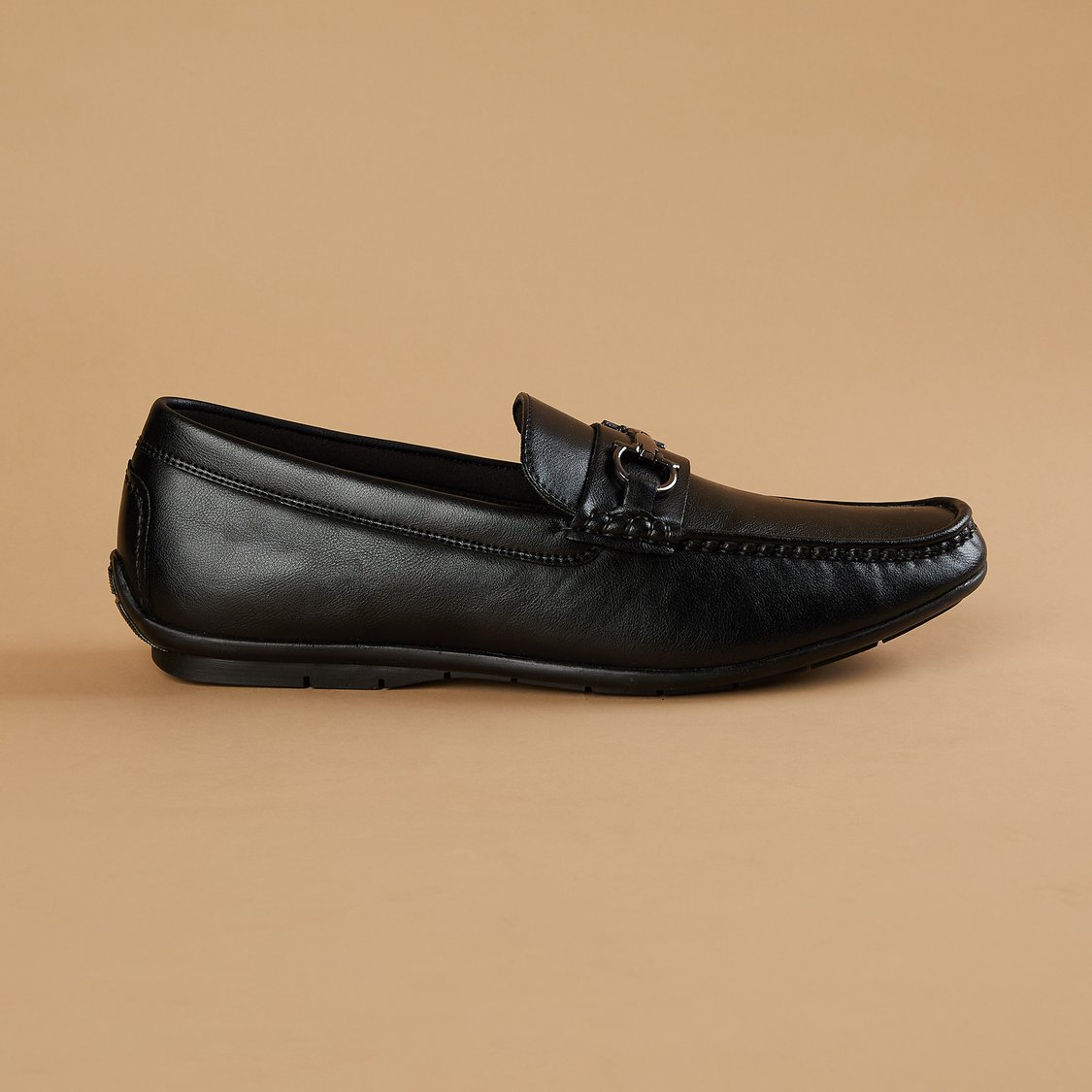 CODE Metal Accent Loafers