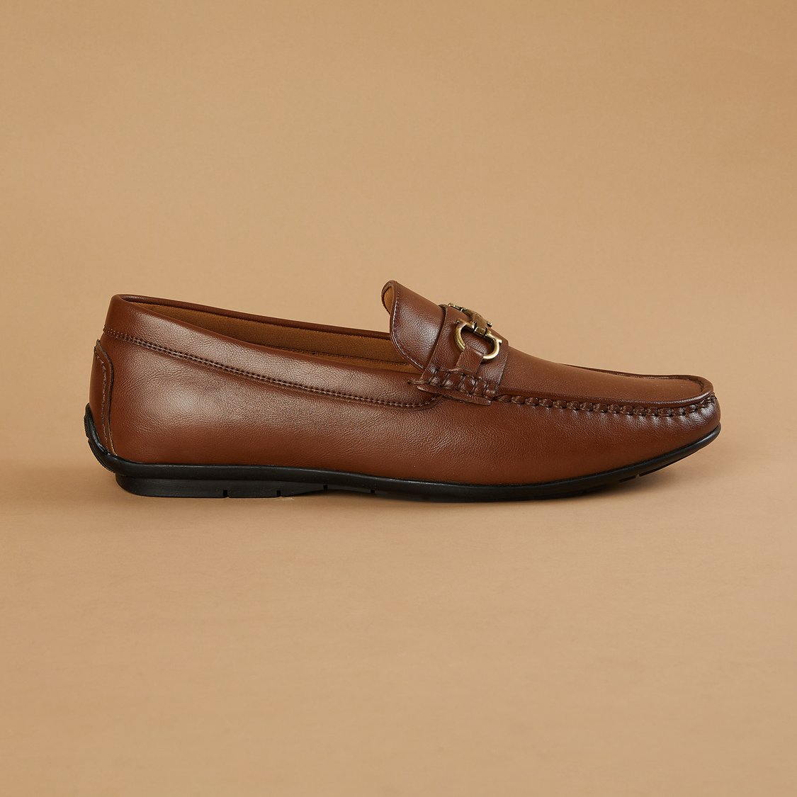 CODE Metal Accent Loafers