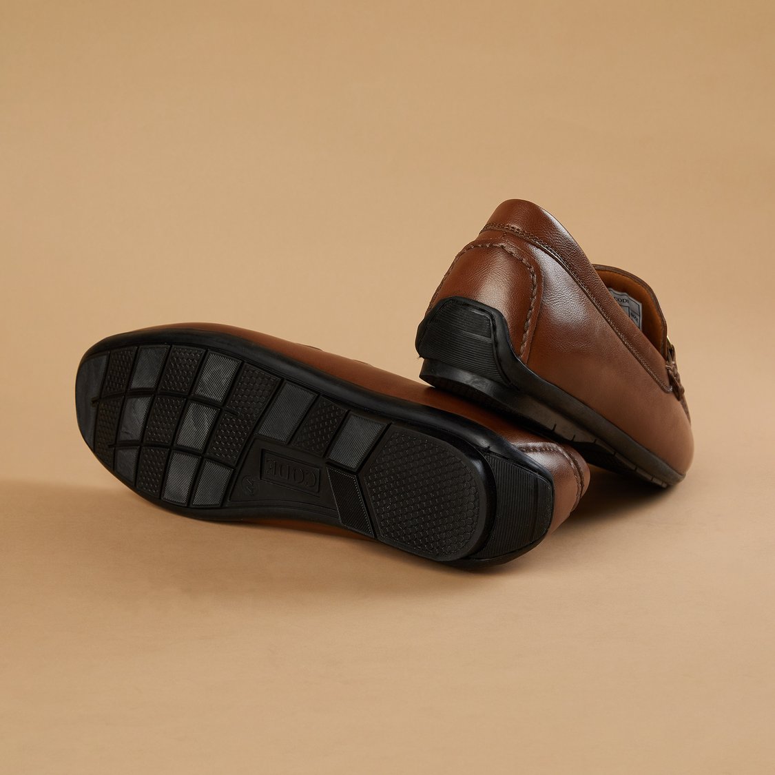 CODE Metal Accent Loafers