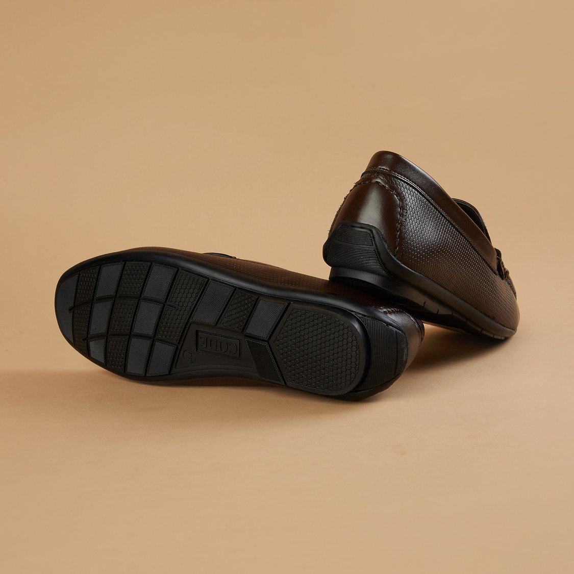 CODE Textured Loafers
