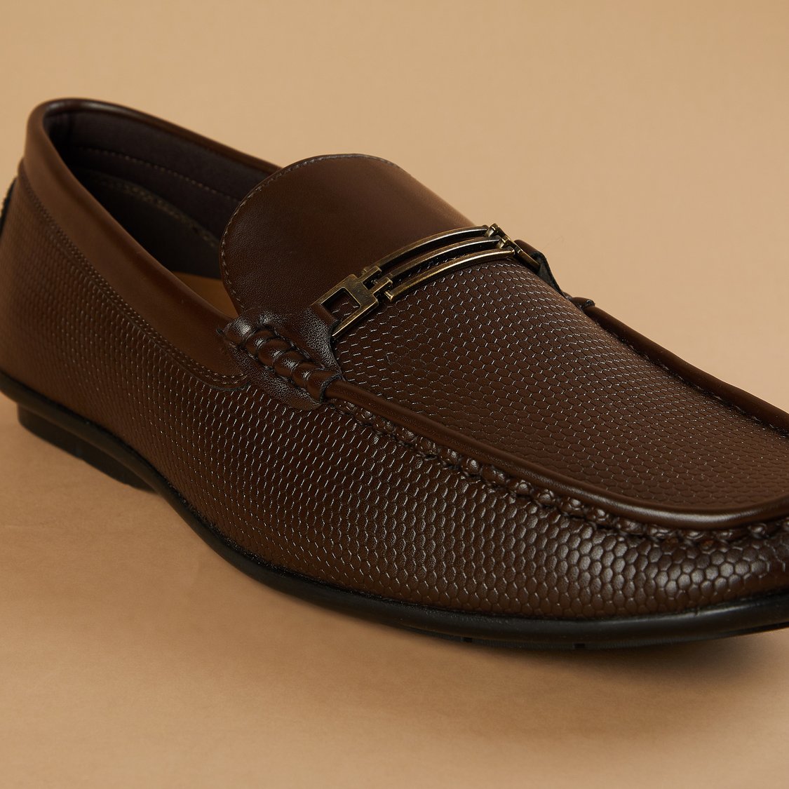 CODE Textured Loafers