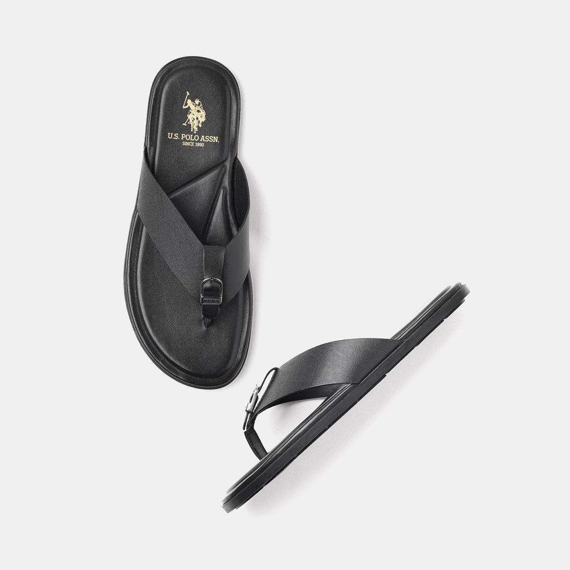 U.S. POLO ASSN. Metal Accent Flip-Flops