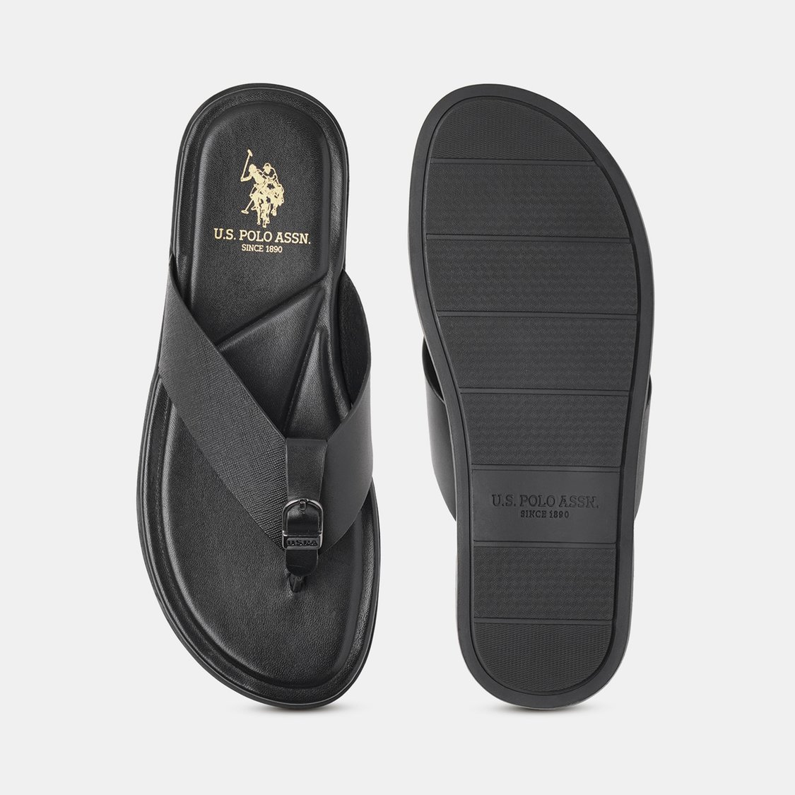 U.S. POLO ASSN. Metal Accent Flip-Flops