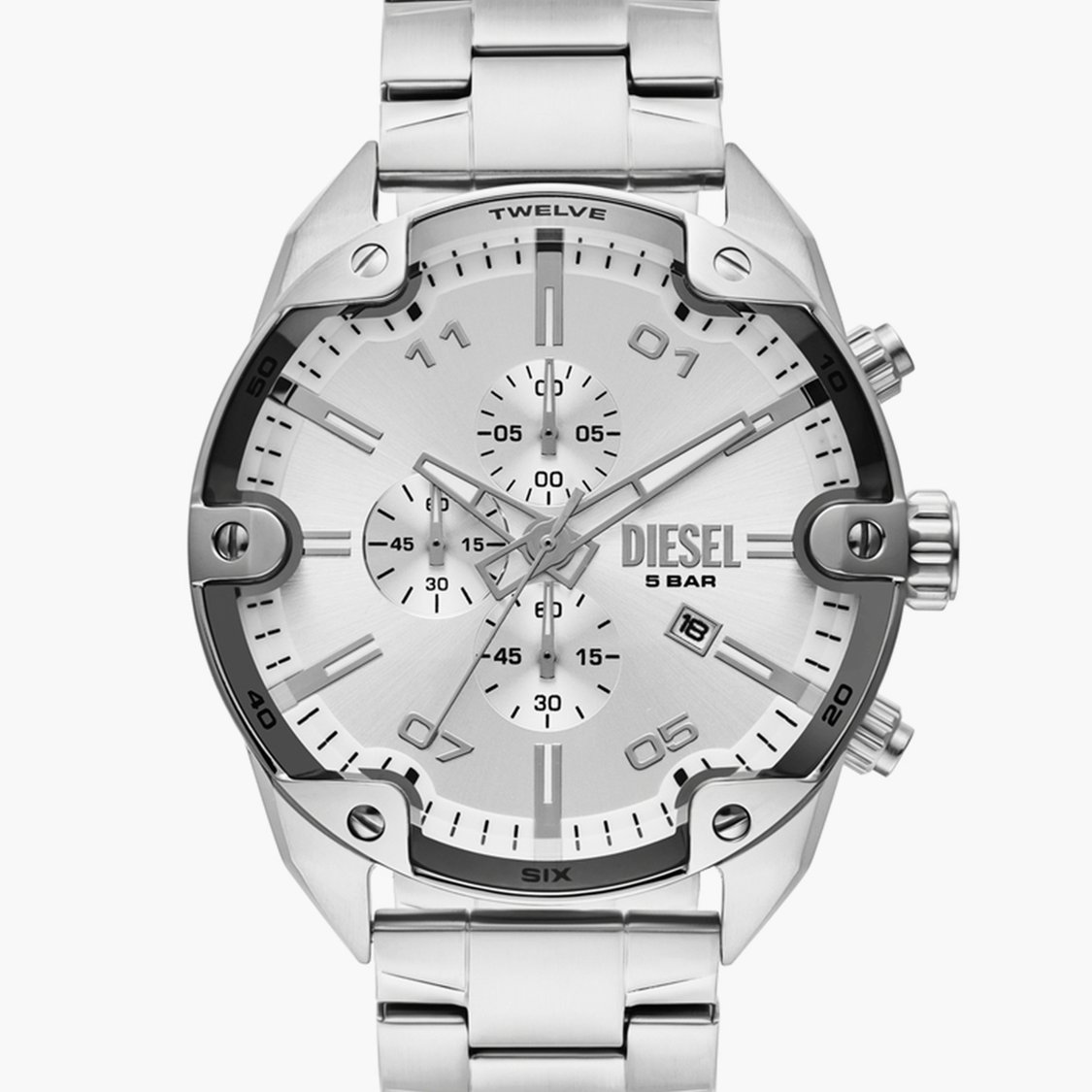 Buy DIESEL Spiked Chronograph Watch - DZ4677I from Diesel at just