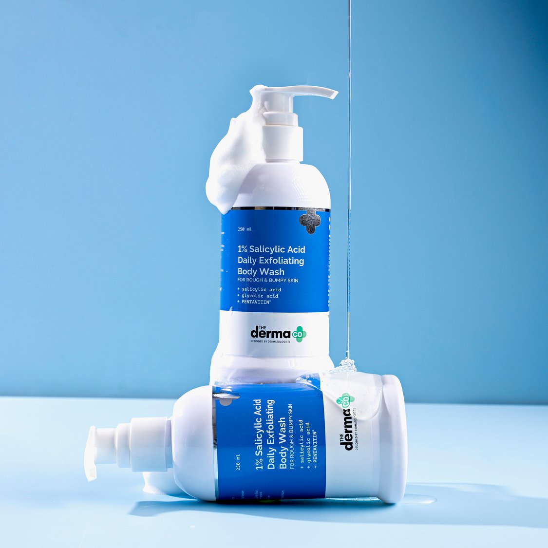 THE DERMA CO 1 Percent Salicylic Acid Daily Exfoliating Body Wash - 250ml