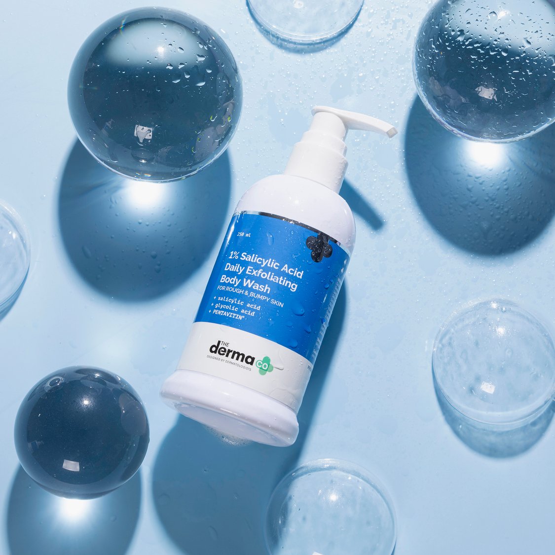THE DERMA CO 1 Percent Salicylic Acid Daily Exfoliating Body Wash - 250ml