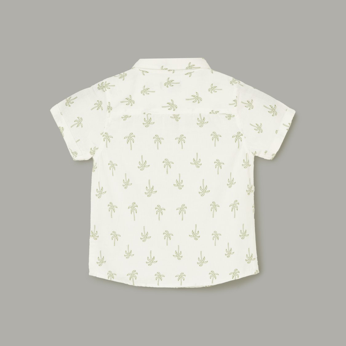 JUNIORS Tropical Print Shirt