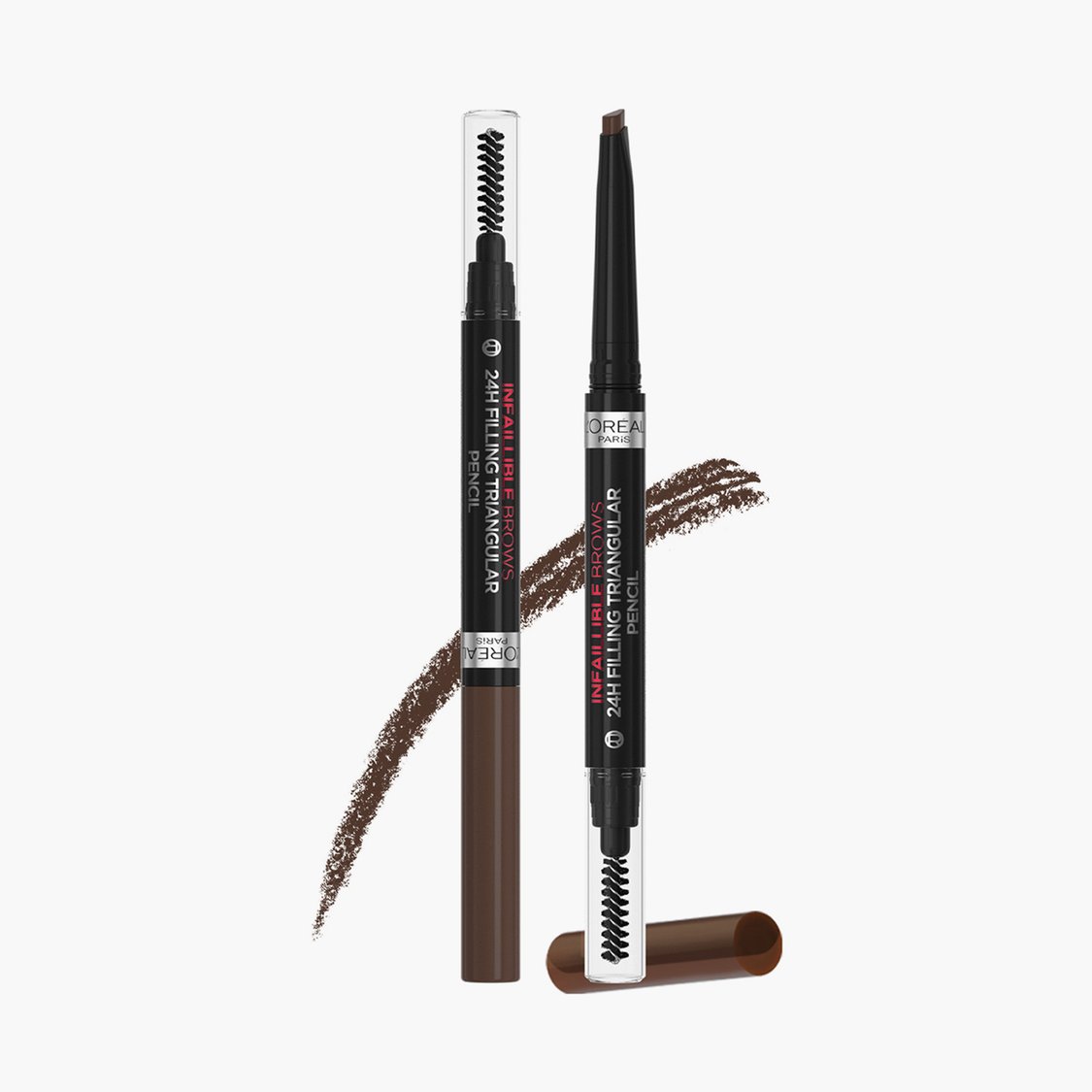 LOREAL PARIS Infallible 24H Brow Filling Triangular Pencil - 3.0 Brunette - 1g