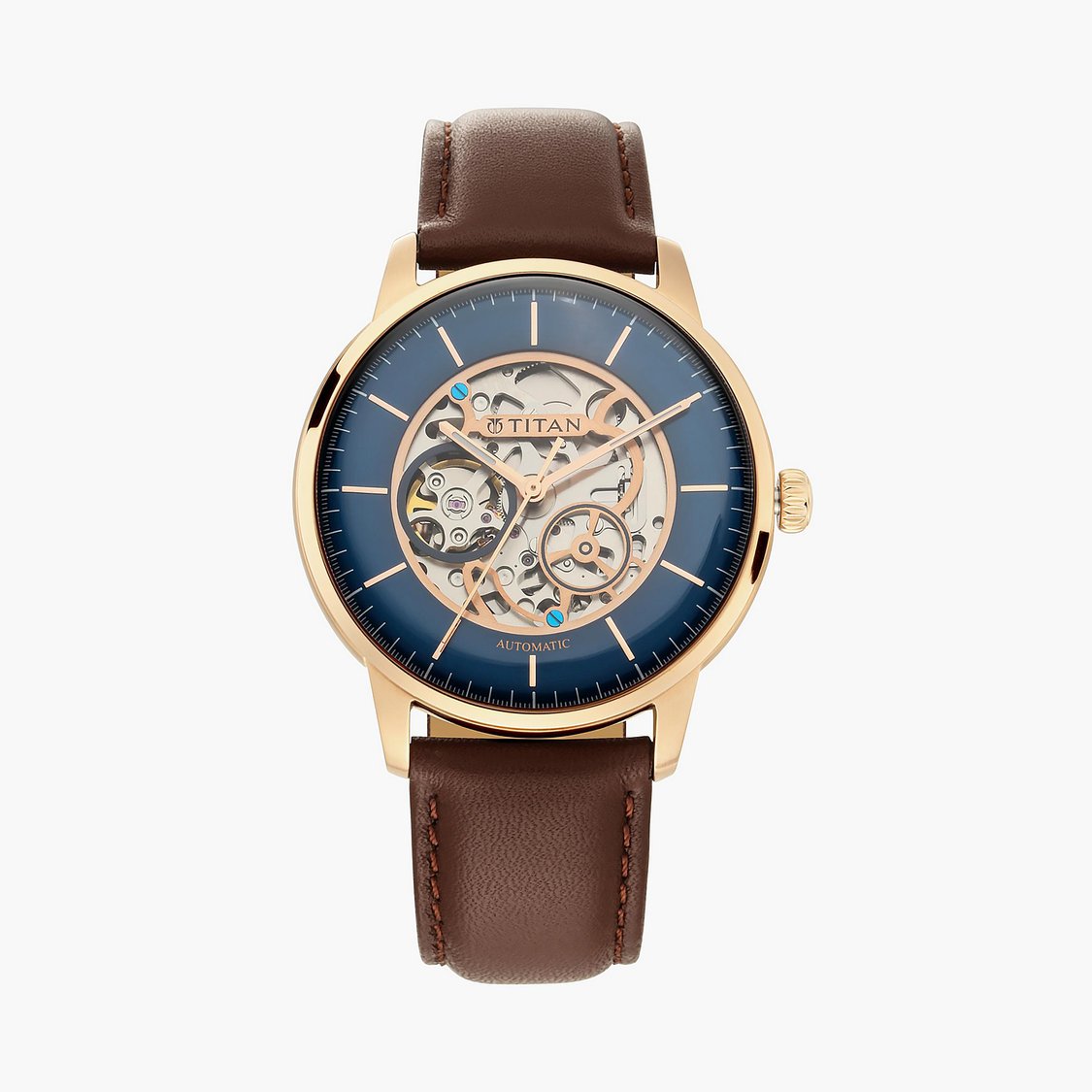 TITAN Automatics Skeleton Watch - NT90110WL02