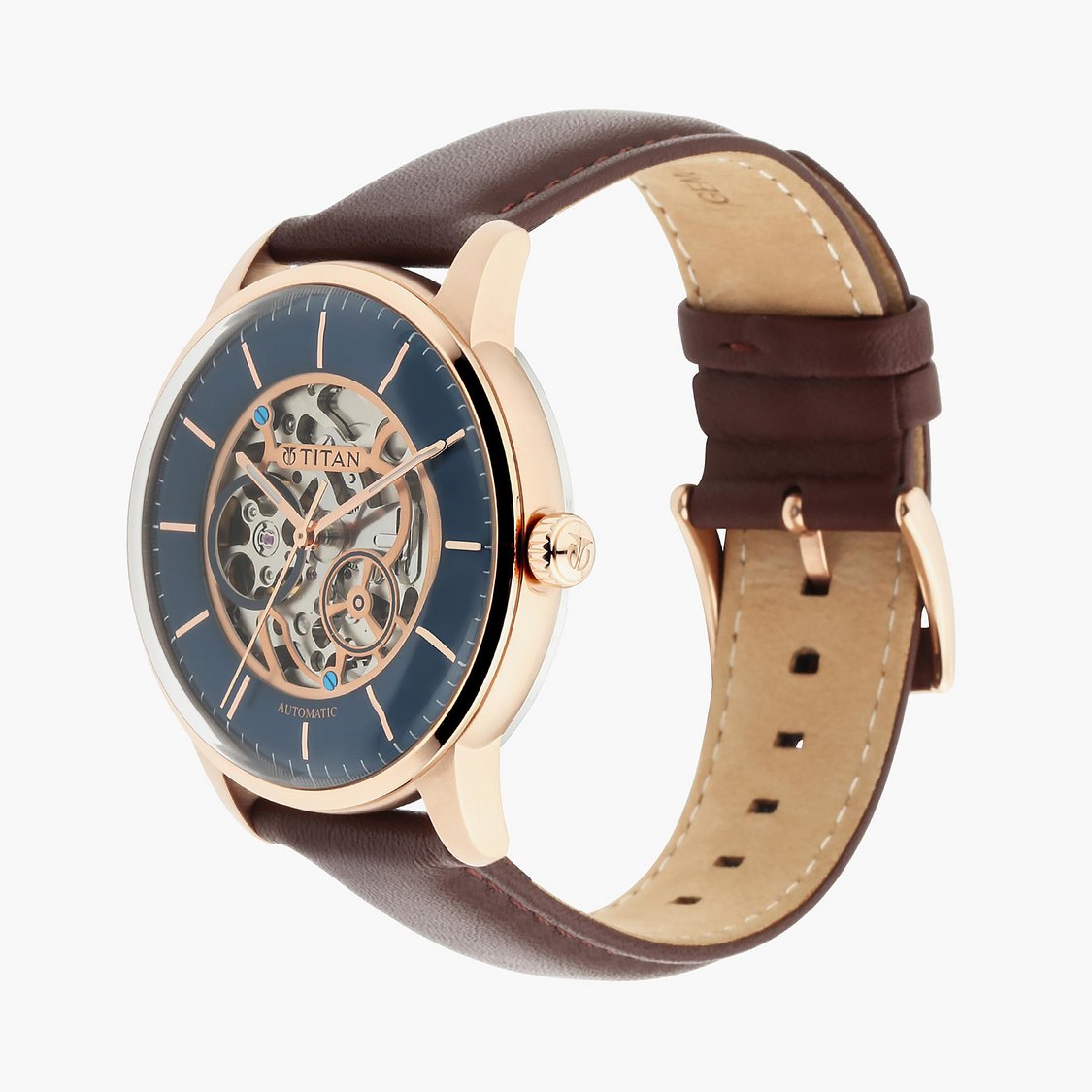 TITAN Automatics Skeleton Watch - NT90110WL02