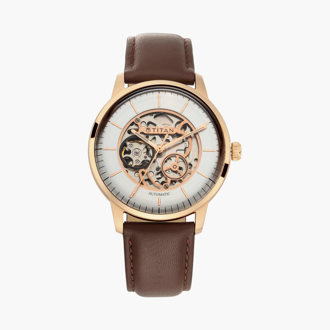 TITAN Automatics Skeleton Watch - NT90110WL03